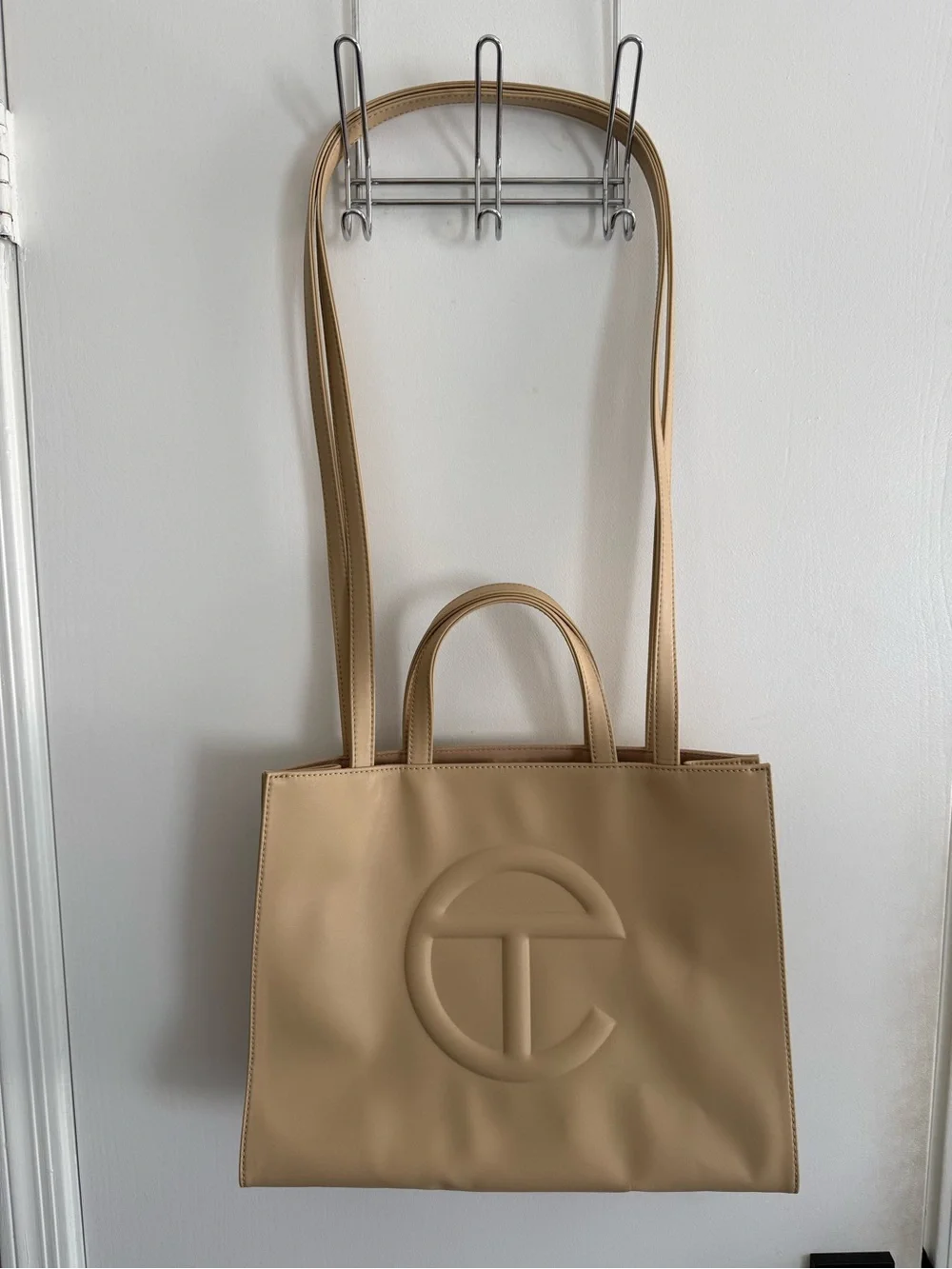 Telfar Medium Shopping Bag - Cream
